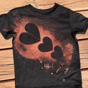Toddler t-shirt hearts girls clothes